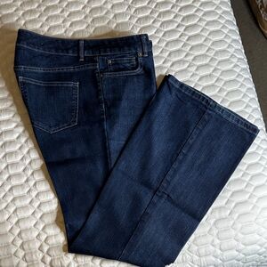 The Limited Dark Blue Boot Cut Jeans